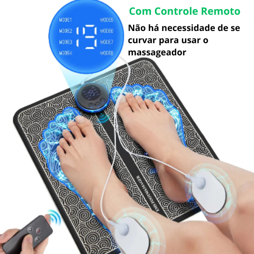 Kit Completo Massageador Elétrico com Controle Remoto - ElétriRelax