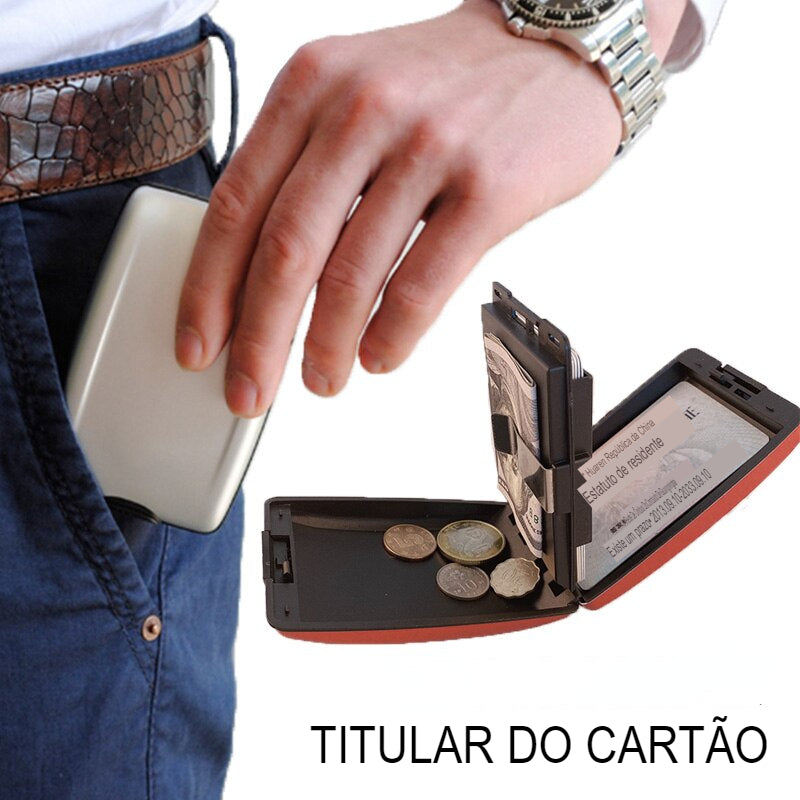 Carteira Slim Antifurto- RFID