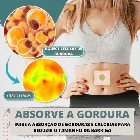 Adesivo Emagrecedor Queima Gordura Totalmente Natural